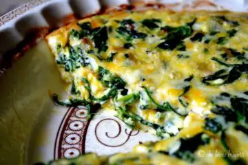 Delicious Recipes: Crustless Spinach Quiche