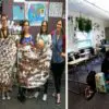 High School Students Help the Homeless by Transforming Plastic Bags into Blankets