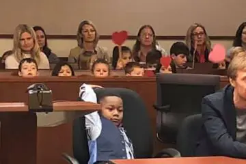 5-Year-Old Boy Calls entire Kindergarten Class on His Adoption Hearing