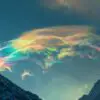 Breathtaking Rainbow Clouds Caught on Siberian Peak: Stunning Mother Nature