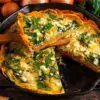If You Don’t Have an Idea what to Prepare for the Weekend, Check Out this Spinach & Feta Infused Quiche with a Sweet Potato Crust