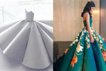 High School Student Paints Her Own Graduation Ball Dress, Goes Viral When The Internet Sees Her Fabulous Photos