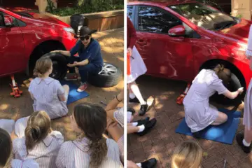 Teen Girls at this Sydney School Are Taught How to Change Tires & Check Oil Levels