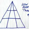 How many Triangles?-The Puzzle that Is Confusing the Internet!