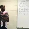 Professor Holds Student’s Baby so the Mother can Write Down Notes