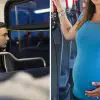 Man Says He Refuses to Give Up His Seat for Pregnant Women because of Long Working Hours