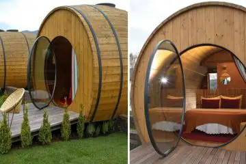 You can Vacation & Sleep in this Giant Wine Barrel &Drink Wine all Day