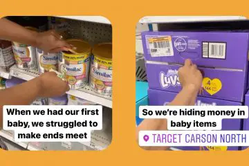Couple Hides Money inside Baby Supplies at Target to Help other Families