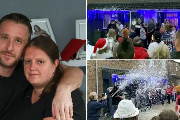 Hundreds Gather to Give a Terminally Ill Dad an Early Christmas Surprise