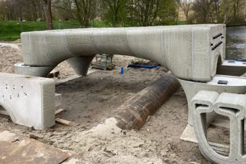 The World’s Longest 3D Concrete Bridge Erected in the Netherlands