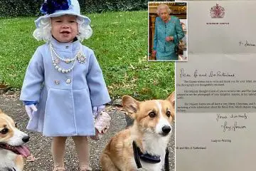 Adorable Toddler Dressed Up as The Queen Receives a Letter from The Queen Herself Complementing Her Splendid Outfit