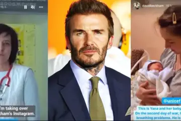 David Beckham Hands over His Instagram with 71.6 Million Followers to a Ukrainian Doctor