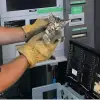 Firefighters Help Save a Kitty Stuck in an ATM-His New Name Is Cash
