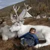 Photographer Captures Amazing Photos of a Lost Mongolian Tribe with a Reindeer Culture
